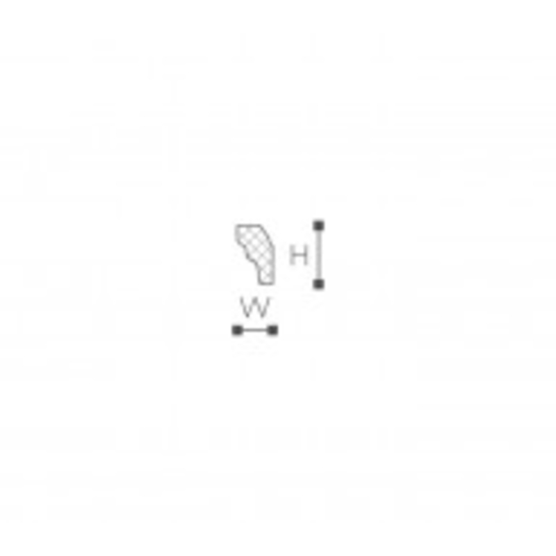 Rodateto Gart E Nomastyl 2x2,5cm - Barra 2m