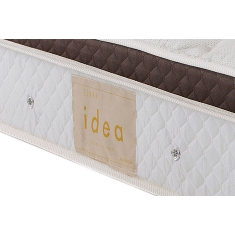 Colchão + Cama Box Herval Edimburgo de Solteiro 88x188x64cm