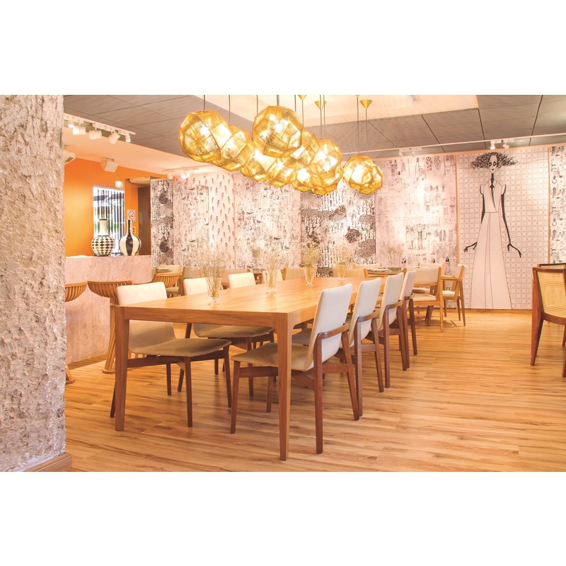 Piso Laminado Eucafloor New Evidence Click 7mm x 29cm x 1,357m (m²) Carvalho Córdoba