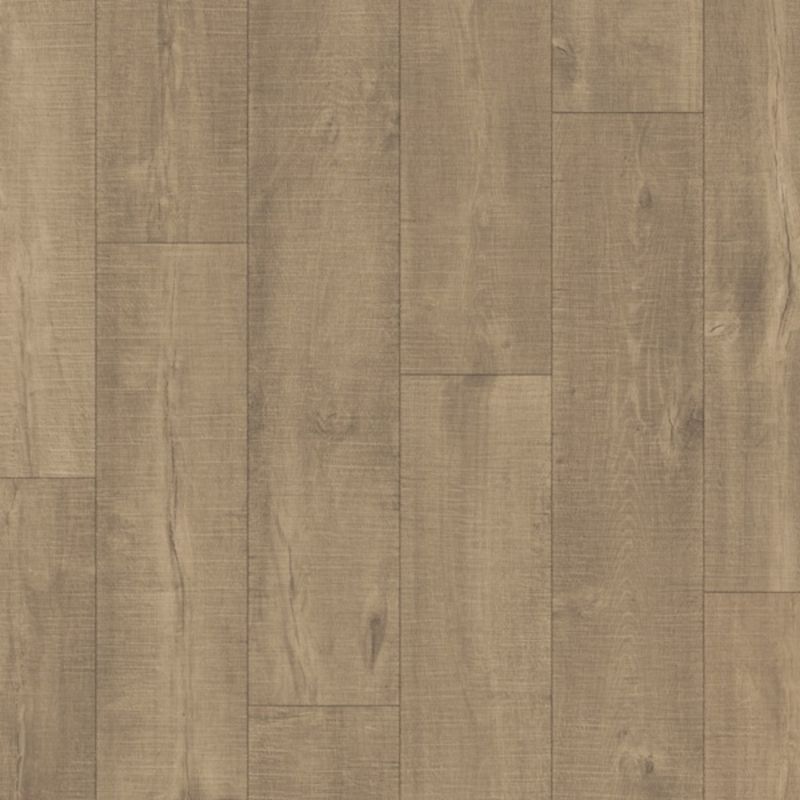 Piso Laminado Quick Step Eligna Wide 8mm x 19 x 1,35cm (m²) Carvalho Café Restaurado QEW 3679