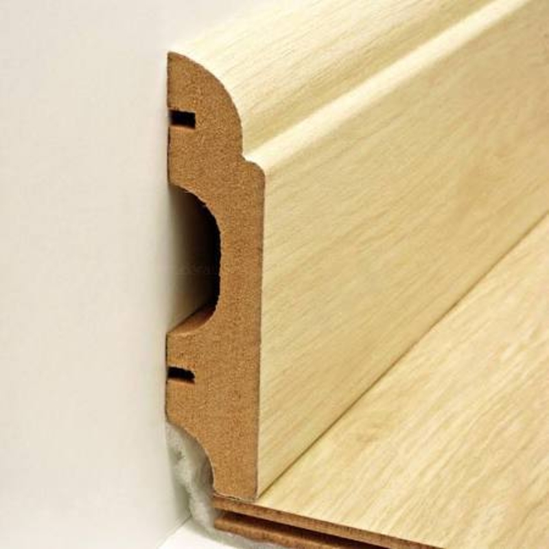 Rodapé Durafloor Clean Savoy 8cm x 18mm x 2,10m ( barra 2,10 ml ) 