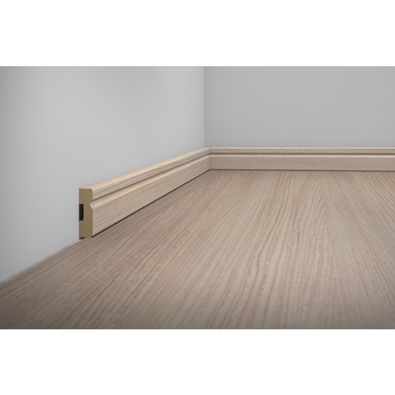 Rodapé Eucafloor MDF Linha Estilo 15mm x 05cm x 2,40m - Barra