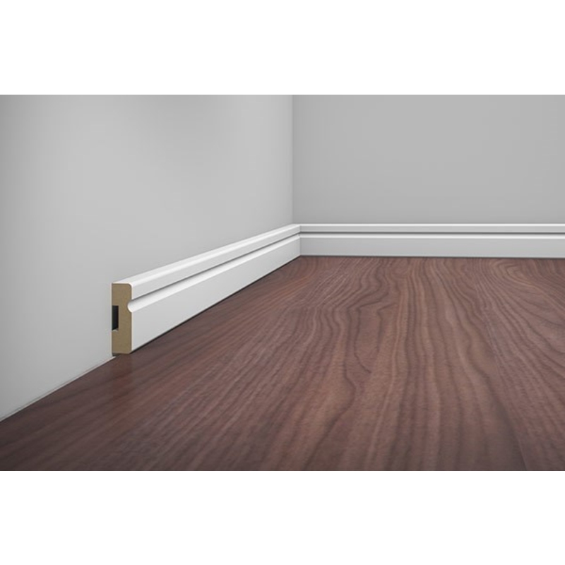 Rodapé Eucafloor MDF Linha Estilo 15mm x 05cm x 2,40m - Barra