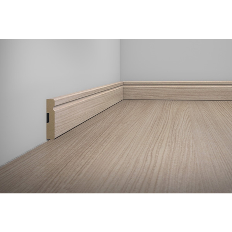 Rodapé Eucafloor MDF Linha Estilo 15mm x 07cm x 2,40m - Barra