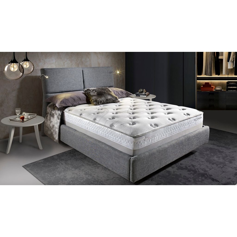 Cama Estofada Herval MH 2696 King Size 193x203x38cm