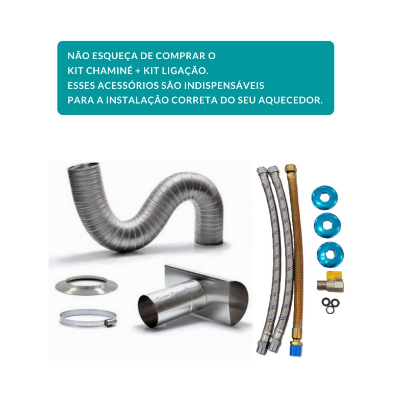 Aquecedor de Água a Gás Rinnai 9 Litros REU-85BR / M09