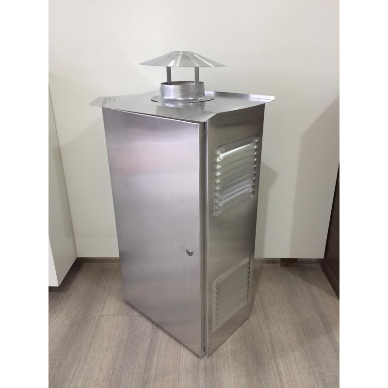 Protetor p/aquecedor aluminio Distak Grande 28x60x95cm