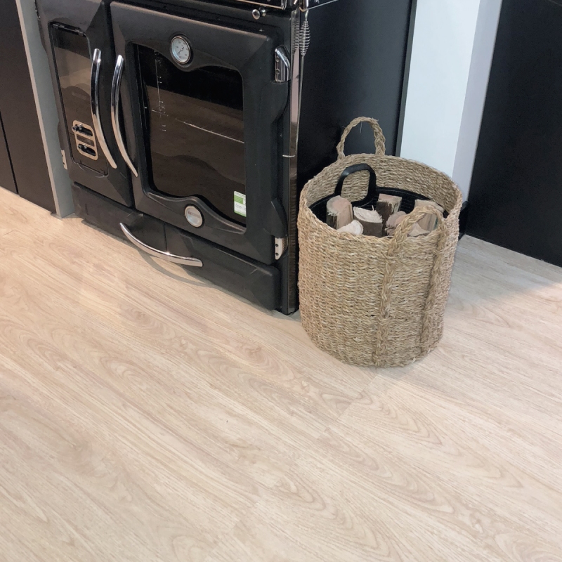 Piso Vinílico Graddus Linha Residence Oak Gray 2mm x 22,86cm x 121,92cm