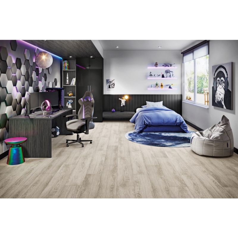 Piso Vinílico Eucafloor LVT Basic 2mm x 1.229 x 238 mm (m²) Miami