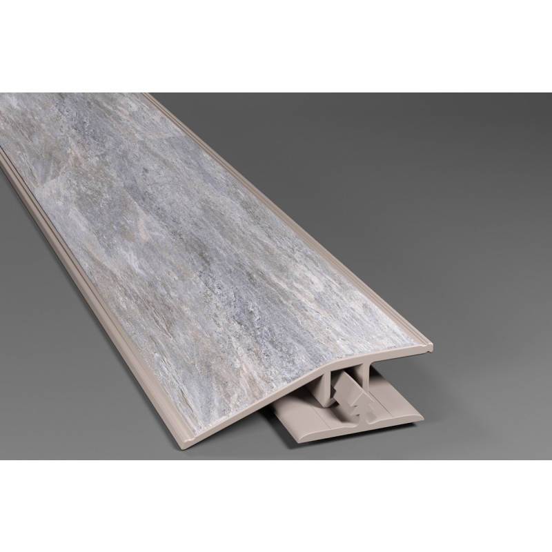 Perfil Eucafloor Tecno Redutor 180mm x 47mm x 12mm (Barra)