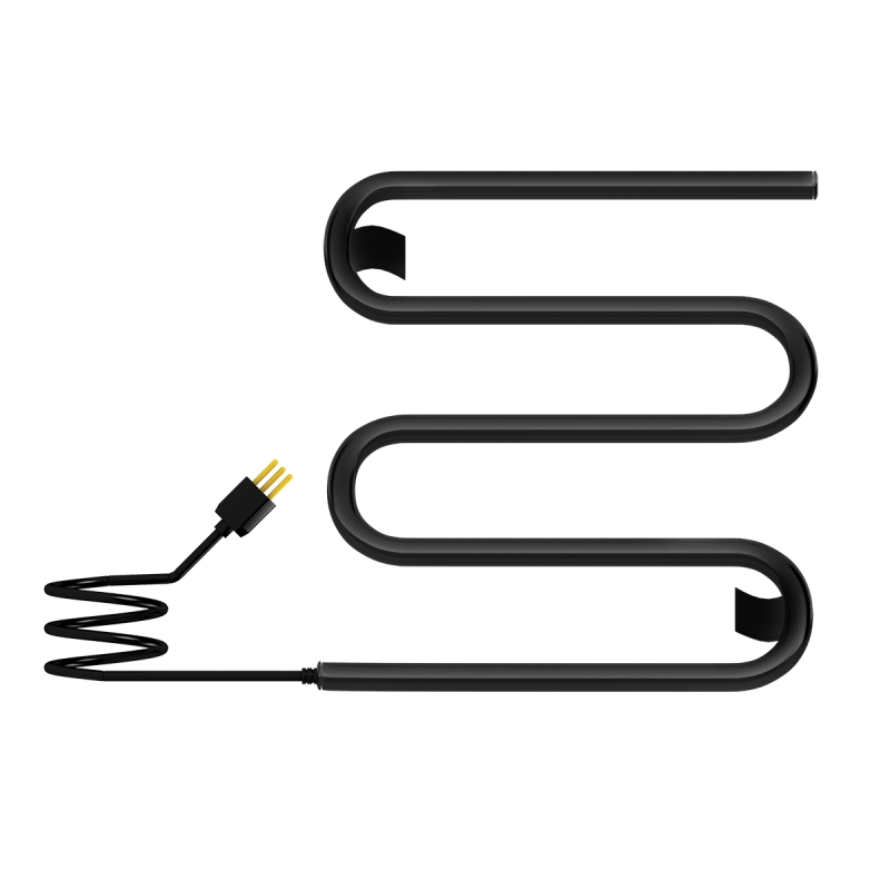 Toalheiro Elétrico Seccare Bello 40W Preto Fosco