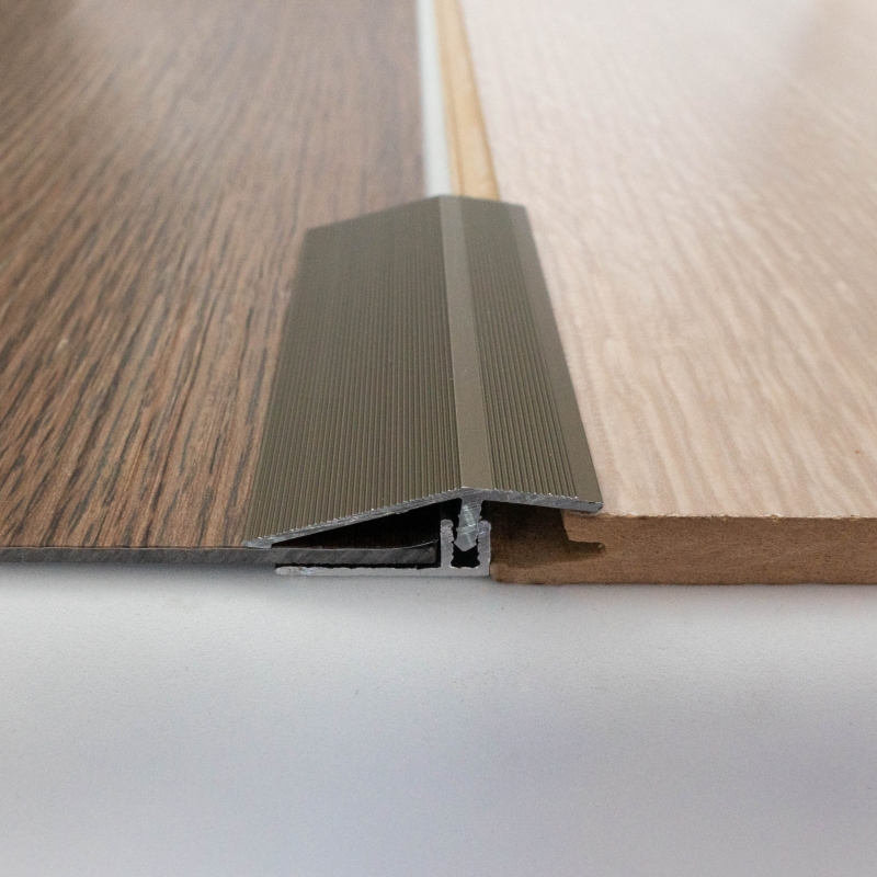 Perfil de Alumínio New Ponta Redutor Champanhe Barra com 2 m/l