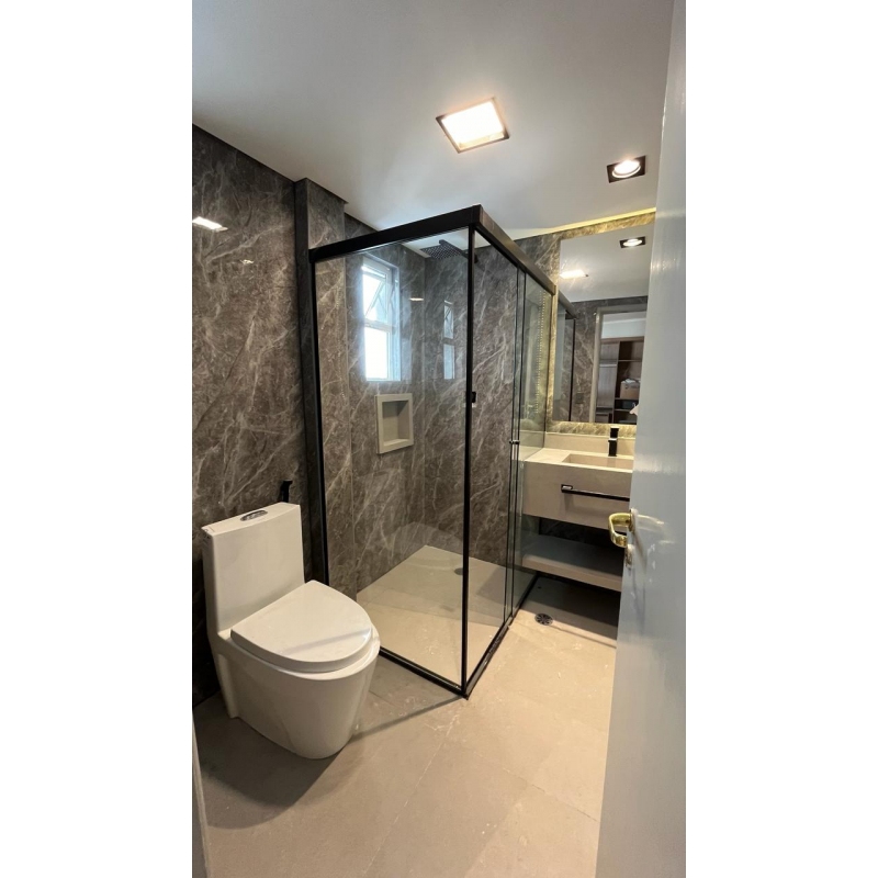 Placa Vinílica Graddus Marmorizada Grigio 3mmx2750x1200