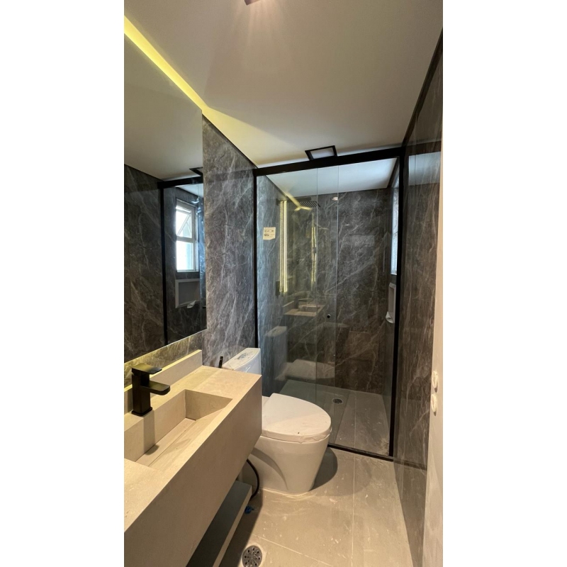 Placa Vinílica Graddus Marmorizada Grigio 3mmx2750x1200