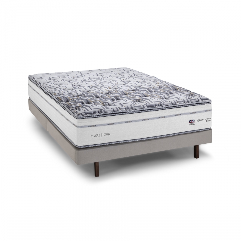 Colchão + Cama Box Herval de Casal C1723 62x138x188cm