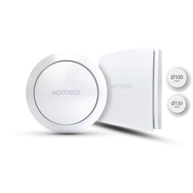 EXAUSTOR DE AR KOMECO KOEA 100 QUADRADO BIVOLT 